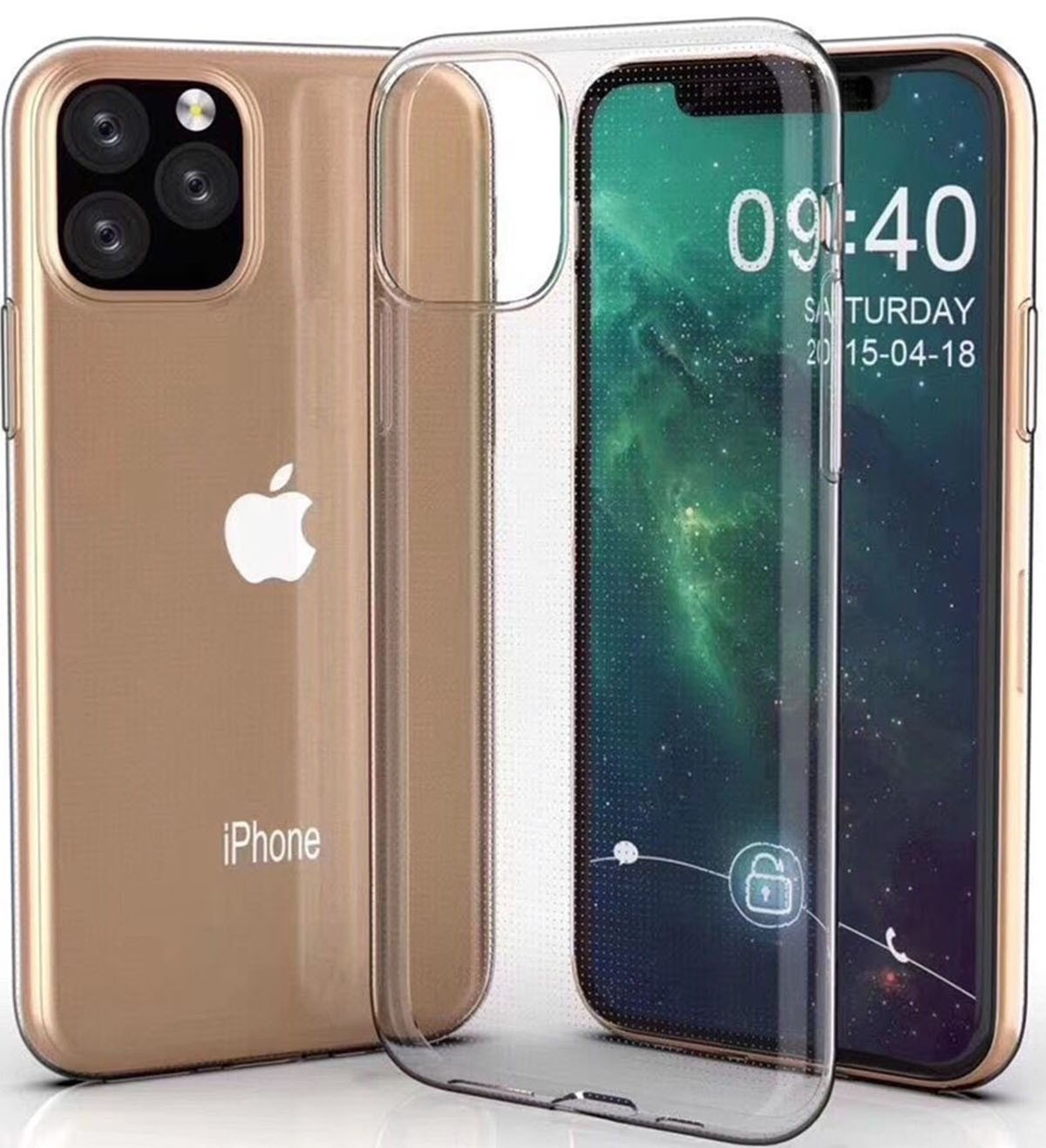 Forcell iPhone 11 Pro Θήκη Σιλικόνης TPU 0.75mm - Διάφανη