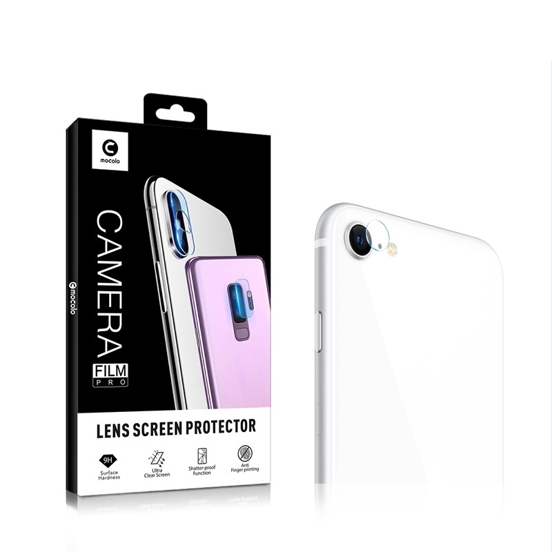 iPhone SE 2022 / SE 2020 / 8 / 7 Mocolo 0.15mm 9H 2.5D Round Edge Rear Camera Lens Tempered (8351805785732)