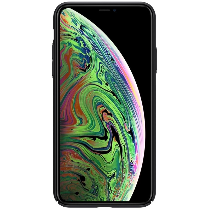 Σκληρή Θήκη iPhone 11 Pro Μαύρη Nillkin Frosted Shield Hard Case with Logo Cutout + Kickstand Black
