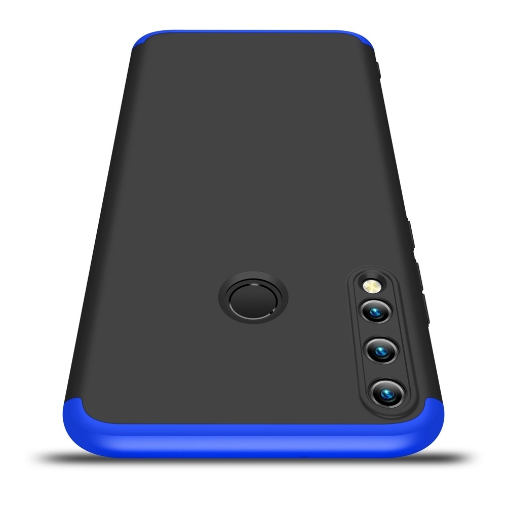 Σκληρή Θήκη Huawei P40 Lite E Μαύρη - Μπλε GKK Full Coverage Protective Hard Case Black - Blue