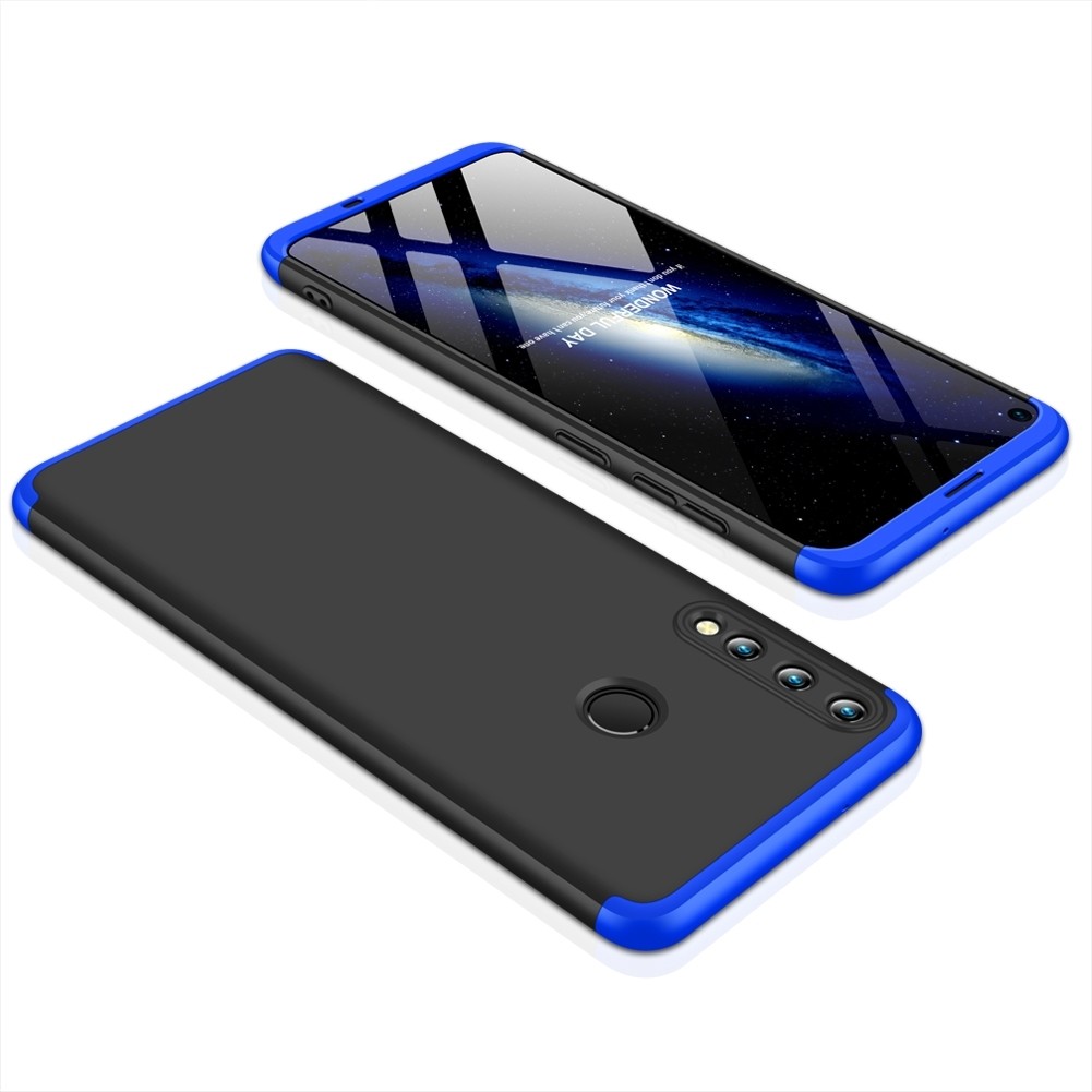 Σκληρή Θήκη Huawei P40 Lite E Μαύρη - Μπλε GKK Full Coverage Protective Hard Case Black - Blue