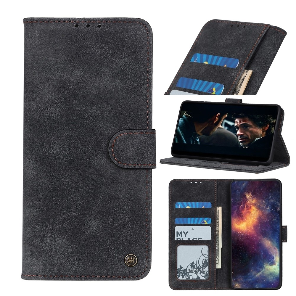 Θήκη Xiaomi Mi 10T / Mi 10T Pro Βιβλίο Μαύρο Antelope Texture Magnetic Buckle Horizontal Flip Case Black