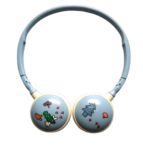 GJBY GJ-06A On-Ear Ενσύρματα Ακουστικά με Βύσμα 3.5mm και Μικρόφωνο Μπλε