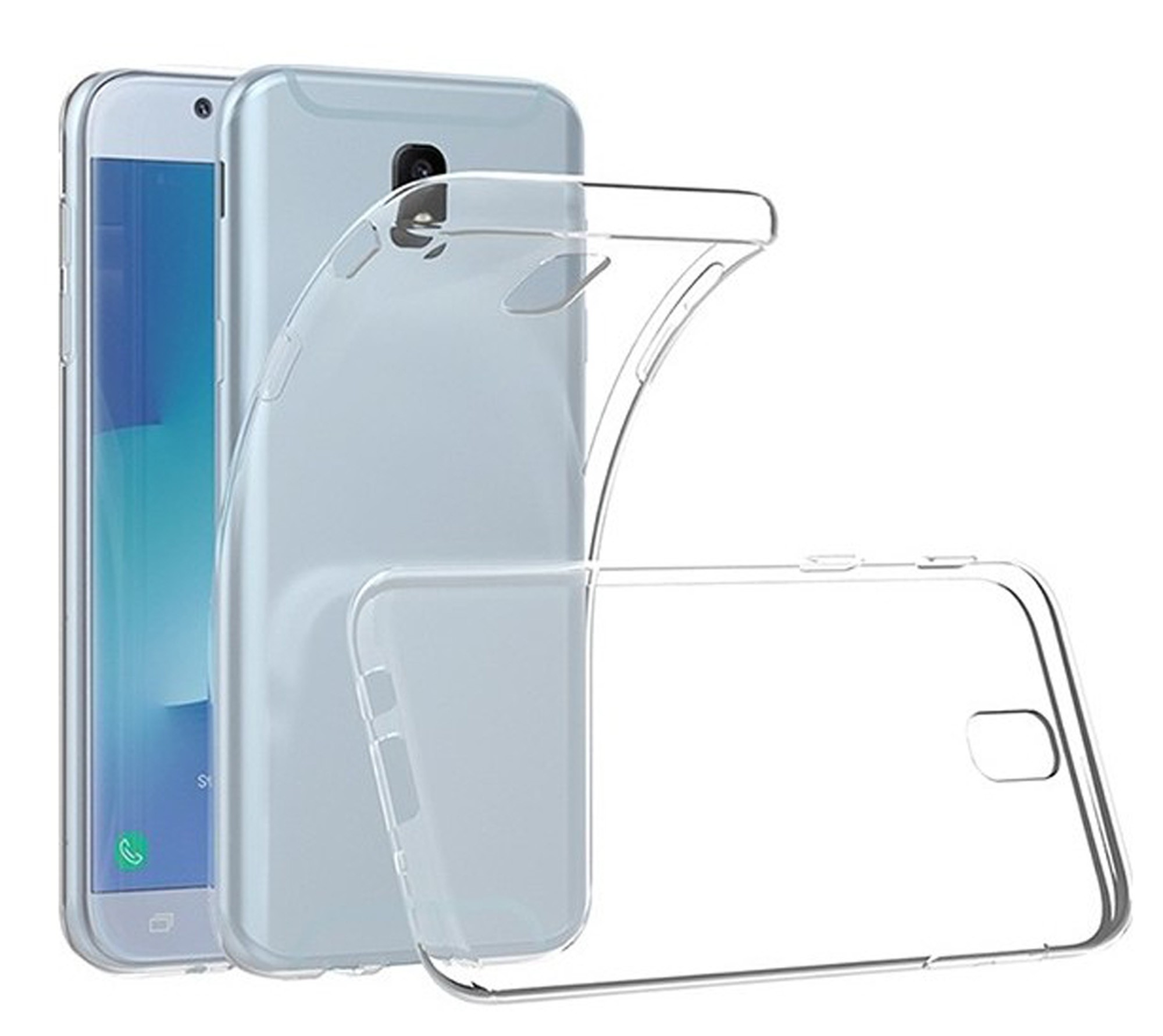 Forcell Samsung Galaxy J7 2017 Θήκη Σιλικόνης TPU 1mm - Διάφανη
