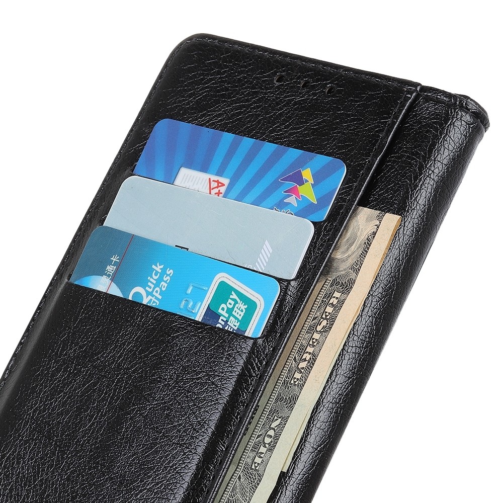 Θήκη iPhone 12 mini Βιβλίο Μαύρο Copper Buckle Nappa Texture Horizontal Flip Case Black