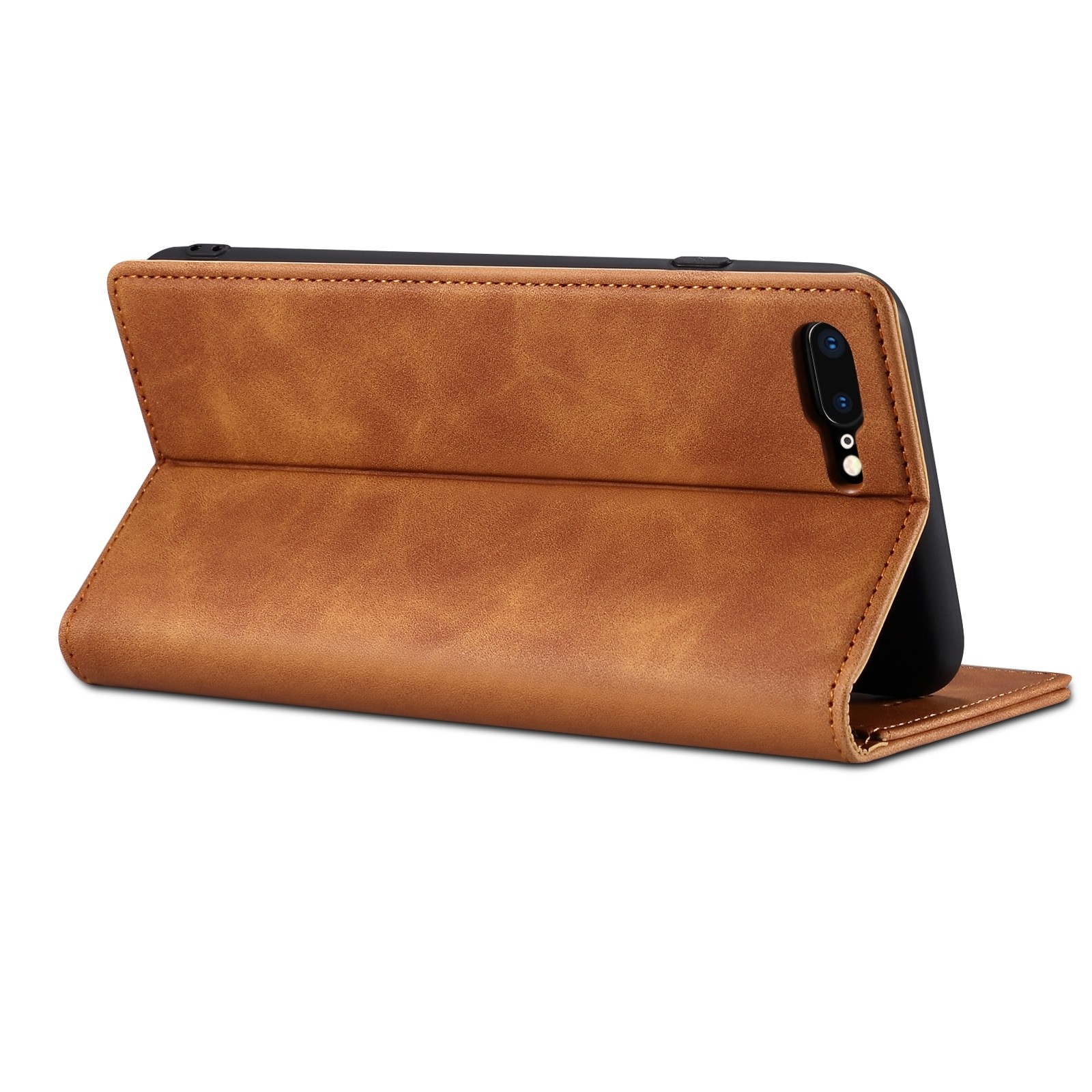 Θήκη iPhοne 7 Plus / 8 Plus Βιβλίο Καφέ GUSSIM GS-001 Business Style Horizontal Flip Skin Feel Case Bown