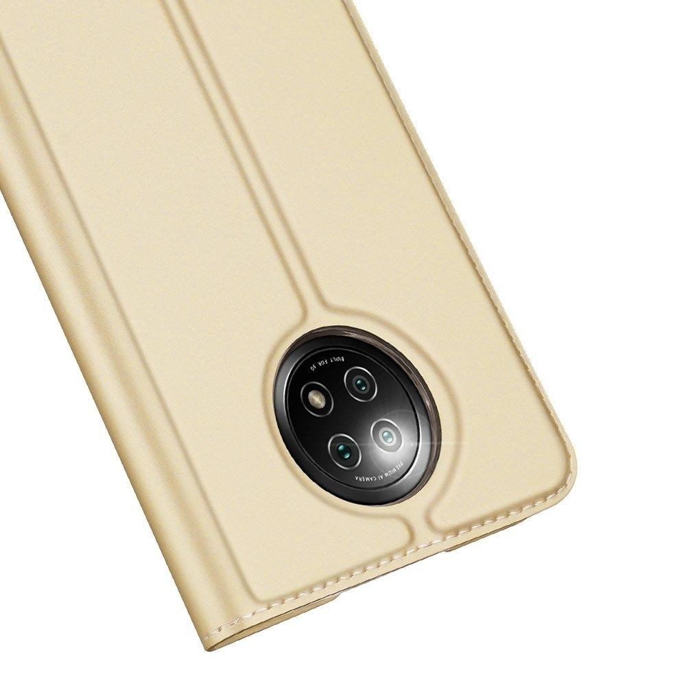 Θήκη Xiaomi Redmi Note 9T Βιβλίο Χρυσό Dux Ducis Skin Pro Book Case Gold
