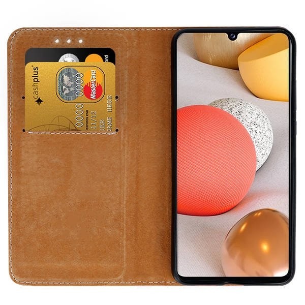 Θήκη Samsung Galaxy A42 Βιβλίο Μπλε Special Leather Book Case Blue (5900217396581)