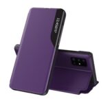 Tel1 Samsung Galaxy A72 4G / A72 5G Eco Leather View Θήκη Βιβλίο - Purple