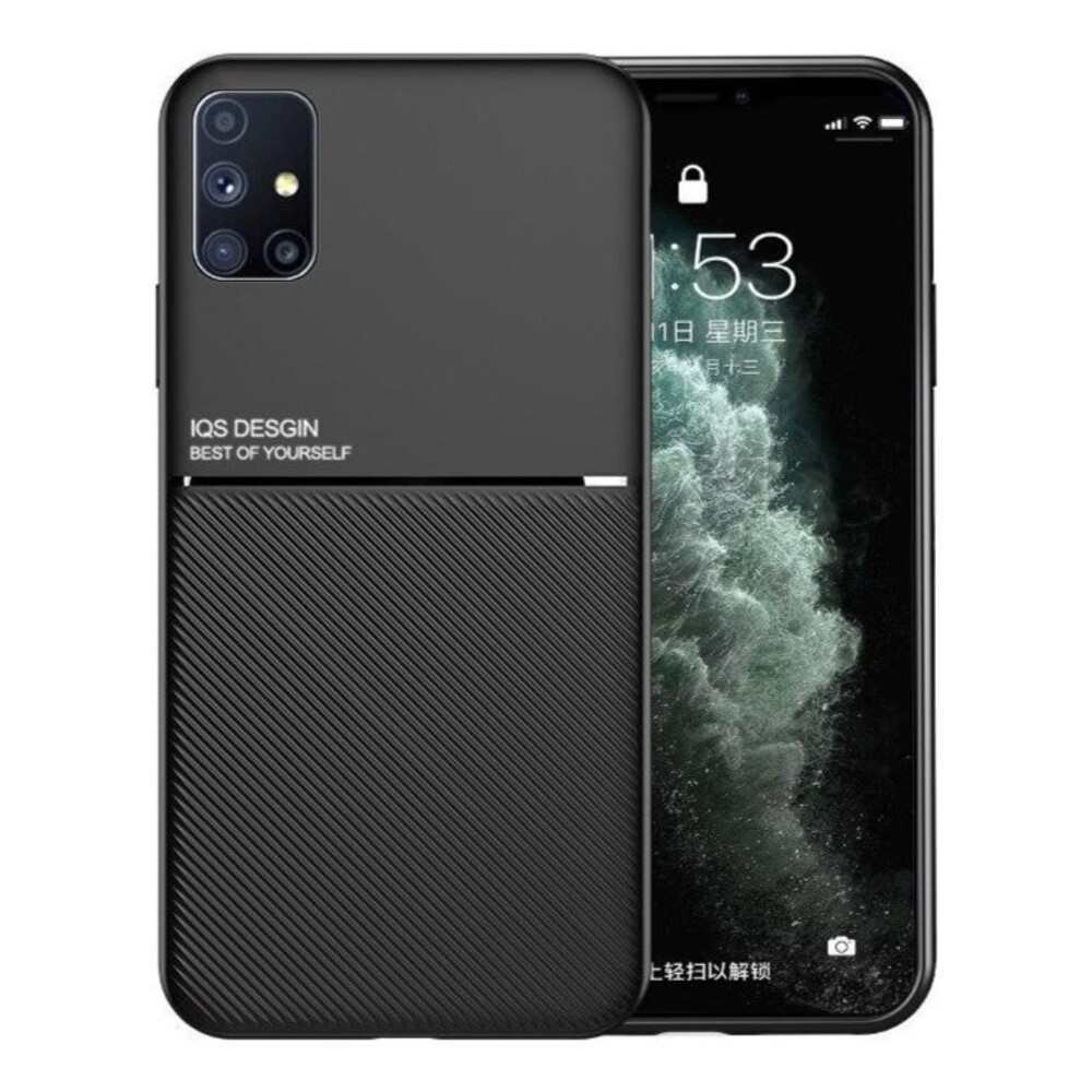 Forcell Samsung Galaxy M51 Magnetic Shockproof Θήκη Σιλικόνης - Black