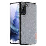 Θήκη Samsung Galaxy S21 Plus 5G Απαλό Μπλε με Πλαίσιο Σιλικόνης και Επένδυση από Ύφασμα DUX DUCIS Fino Series PU + TPU