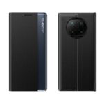 Θήκη Xiaomi Redmi Note 9T Βιβλίο Μαύρο Side Display Magnetic Horizontal Flip Plain Texture Cloth + PC Case Black