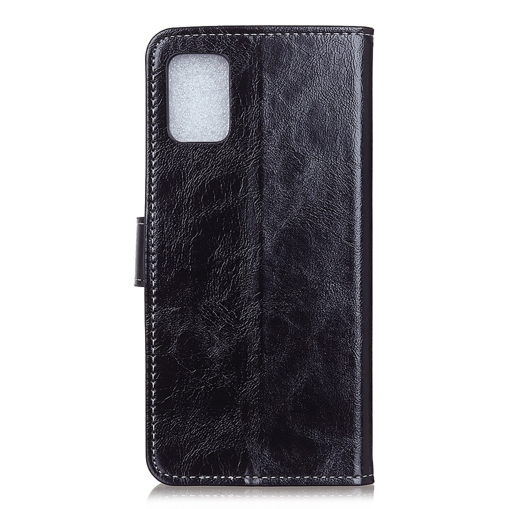 Θήκη Xiaomi Poco F3 / Mi 11i Βιβλίο Μαύρο Retro Crazy Horse Texture Horizontal Flip Case Black