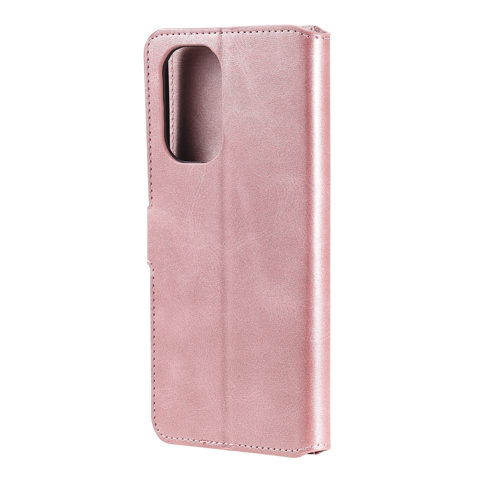 Θήκη Xiaomi Poco F3 / Mi 11i Βιβλίο Ροζ - Χρυσό Classic Calf Texture Horizontal Flip Case Rose - Gold