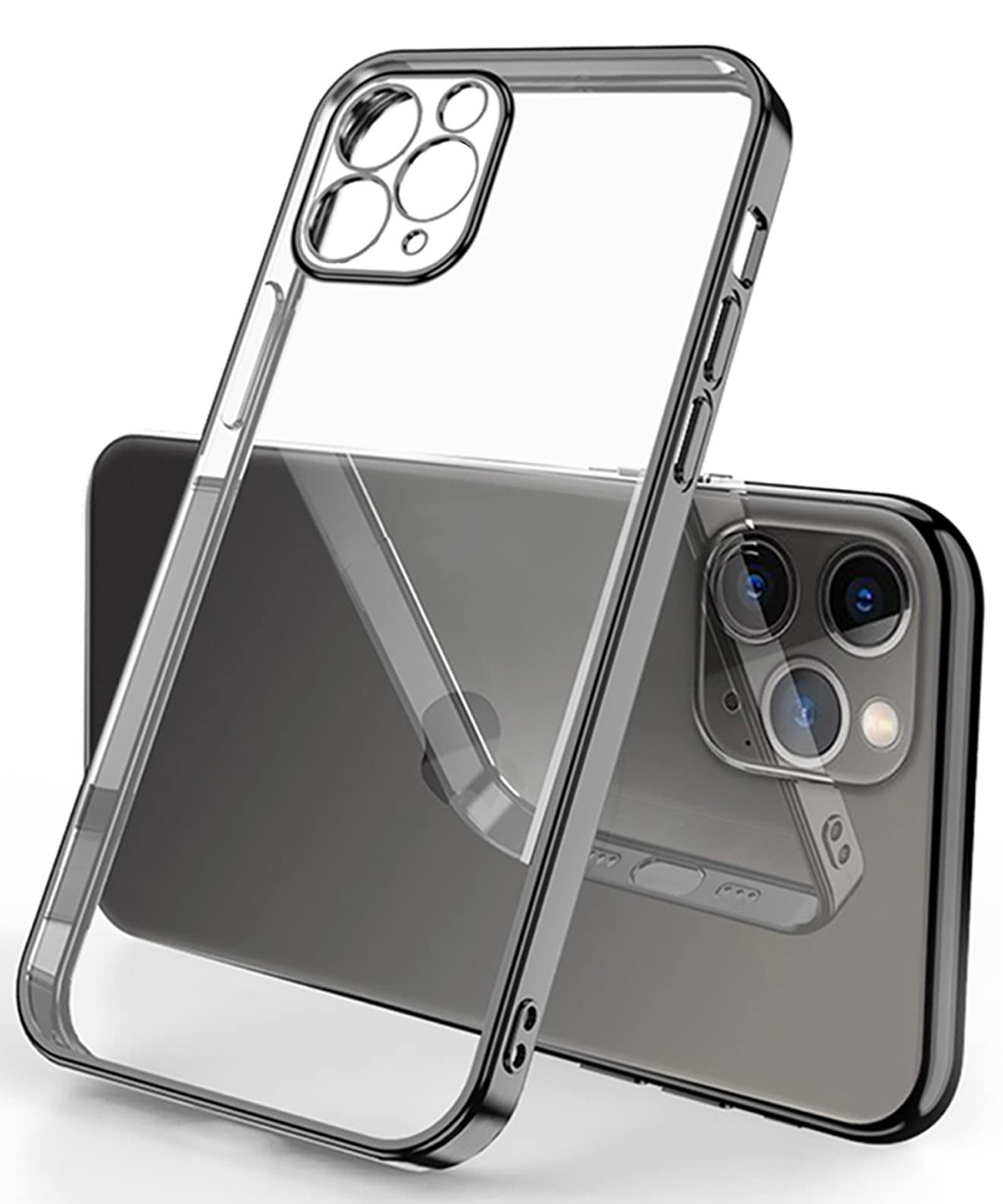 Forcell iPhone 11 Pro Max 360 Full Cover Θήκη Σιλικόνης - Διάφανη