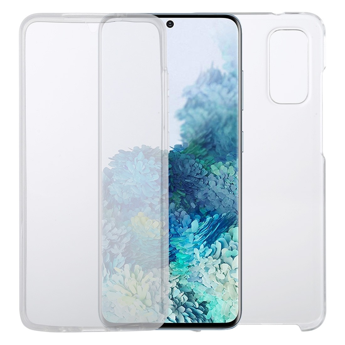 Θήκη Samsung Galaxy S20 Διάφανη 360 Full Cover PC+TPU Ultra-Thin Double-Sided All-Inclusive Transparent Case