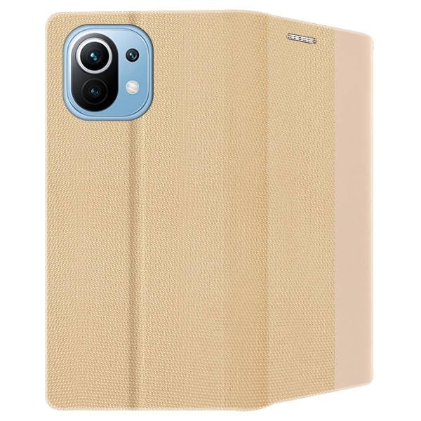 Θήκη Xiaomi Mi 11 Lite 4G / Mi 11 Lite 5G Βιβλίο Χρυσό Vennus Sensitive Book Case Gold