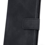 Tel1 iPhone 13 Pro Smart Velvet Θήκη Βιβλίο - Black