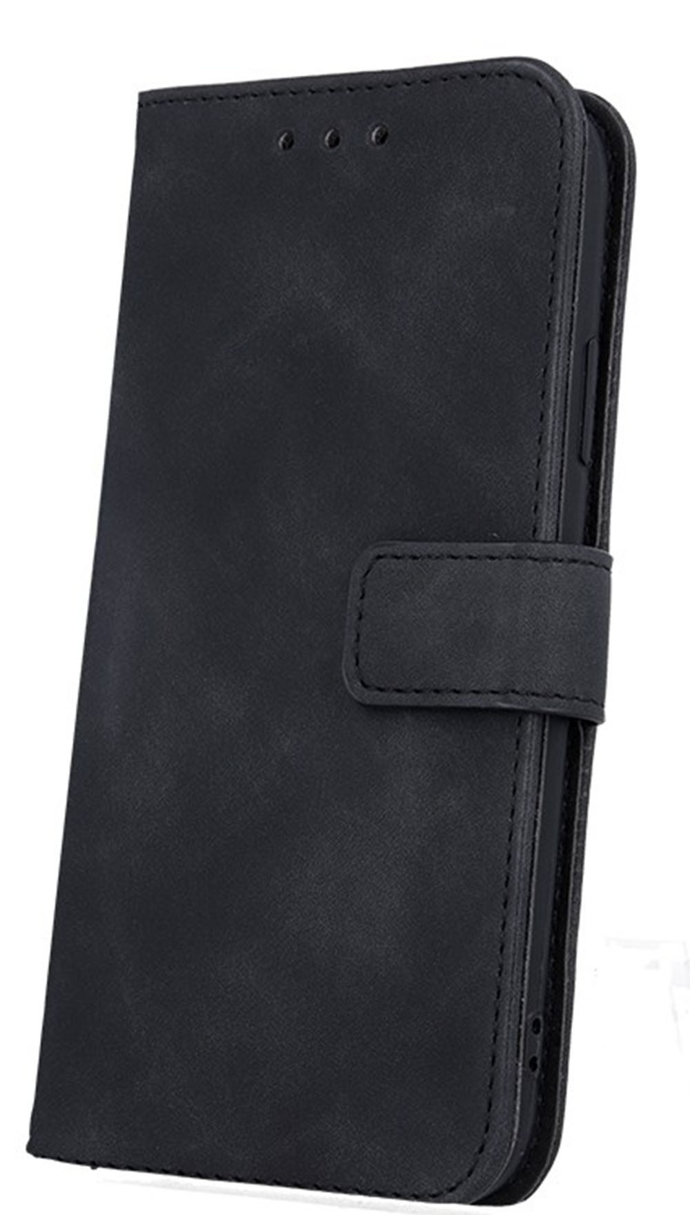 Tel1 iPhone 13 Pro Smart Velvet Θήκη Βιβλίο - Black