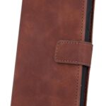 Tel1 iPhone 13 Pro Max Velvet Θήκη Βιβλίο - Brown