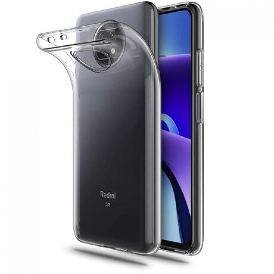 Θήκη Xiaomi Redmi Note 9T Σιλικόνης Διάφανη TPU Silicone Case 1mm Transparent