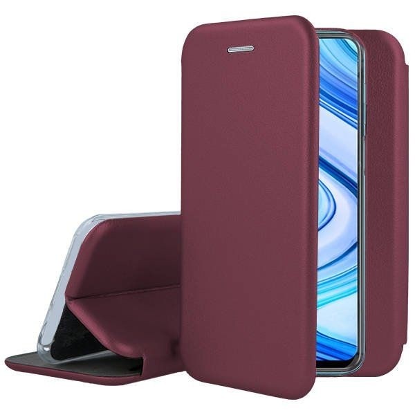 Θήκη Xiaomi Redmi Note 9S / 9 Pro / 9 Pro Max Βιβλίο Μπορντώ Book Case Smart Diva Telone Bordeaux