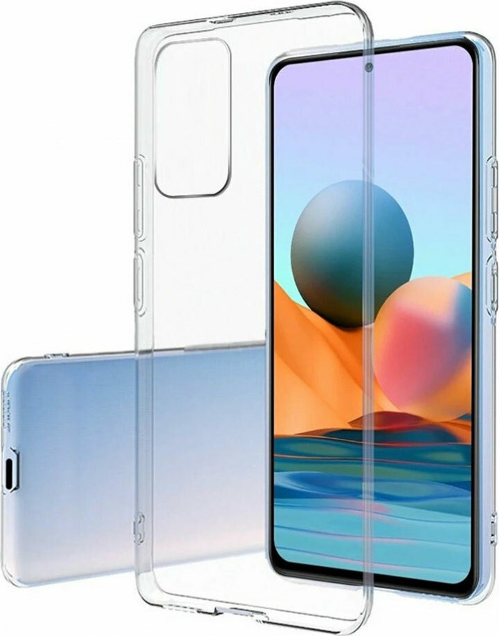 Θήκη Xiaomi Redmi Note 10 Pro NFC Σιλικόνης Διάφανη TPU Silicone Case 1mm Transparent