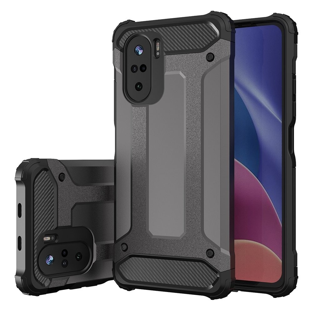 Θήκη Xiaomi Poco F3 / Mi 11i Μαύρη Hybrid Armor Case Black
