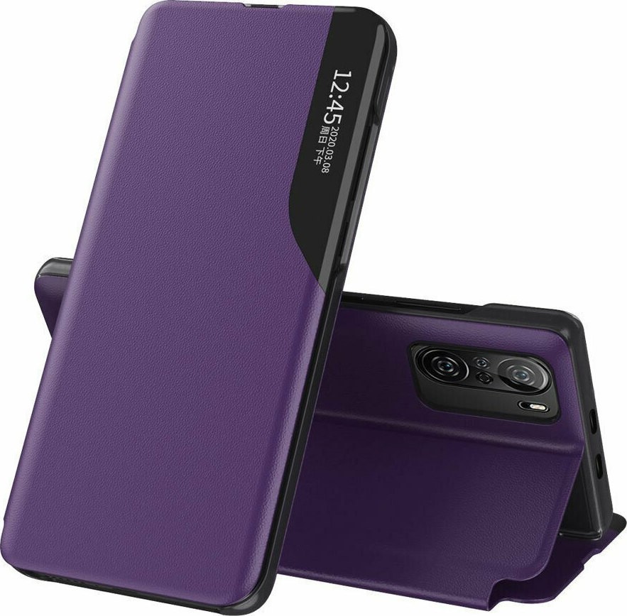 thiki-xiaomi-poco-f3-mi-11i-eco-leather-view-case-purple