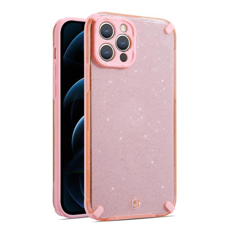 Samsung Galaxy A72 4G / A72 5G Σκληρή Θήκη Ροζ Armor Glitter Case Pink