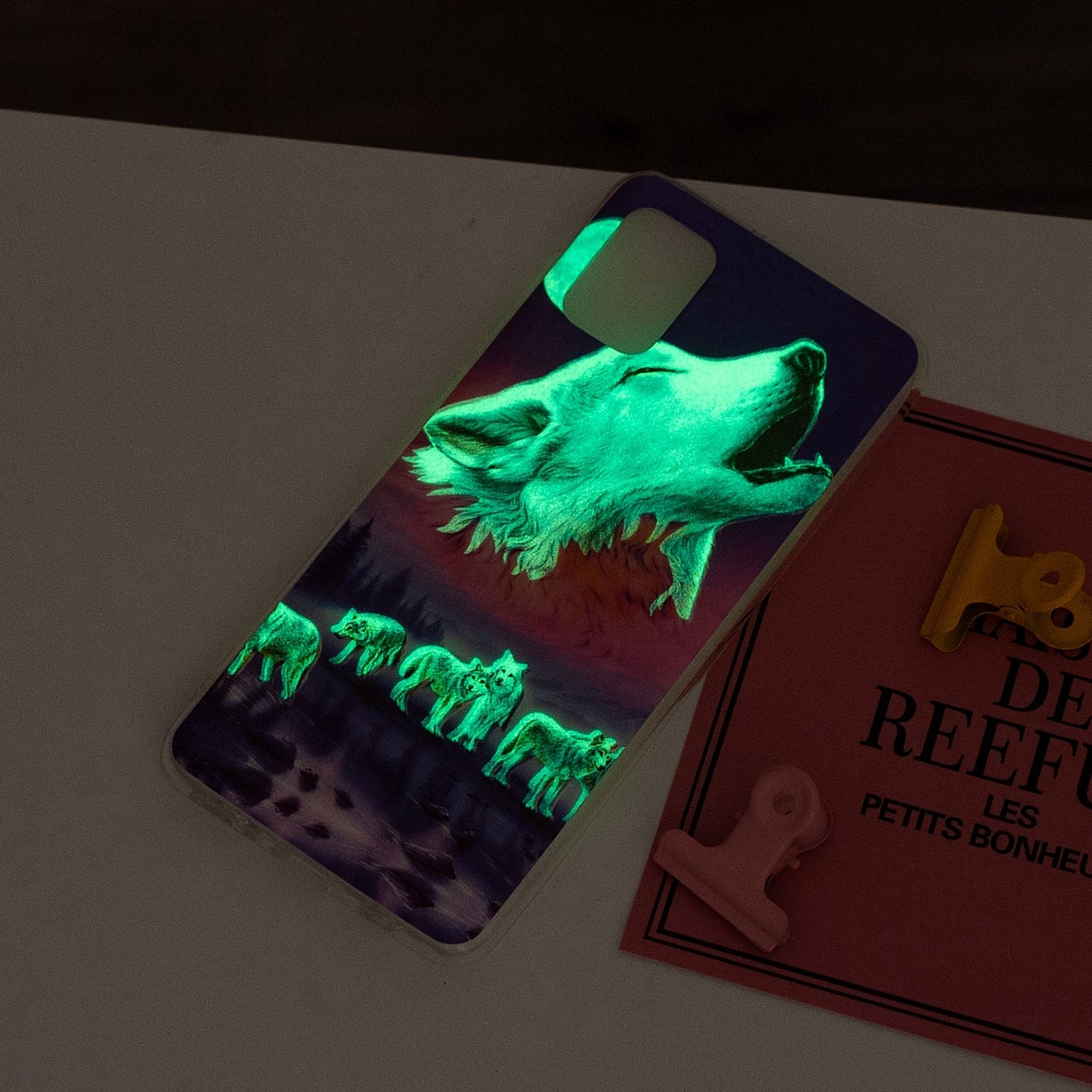 Θήκη Xiaomi Mi 11 Lite 4G / Mi 11 Lite 5G Σιλικόνης Επτά Λύκοι Luminous TPU Soft Protective Case Seven Wolves