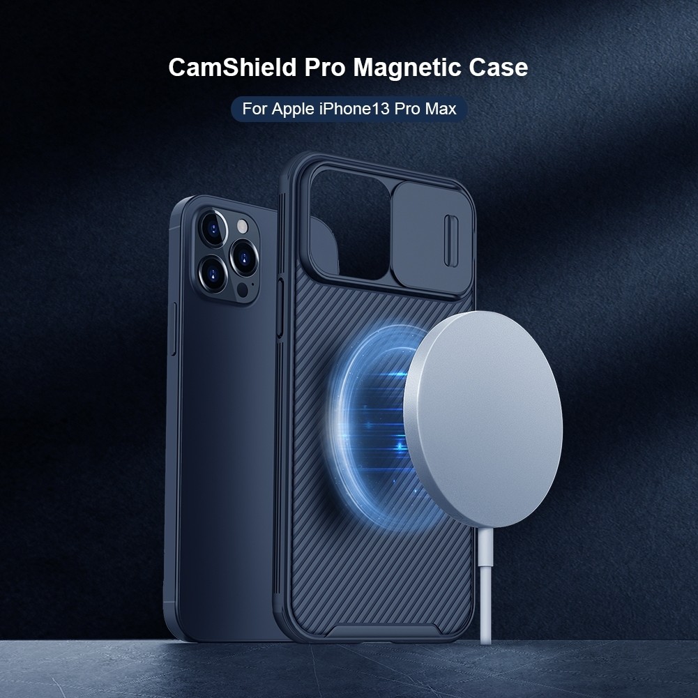 Θήκη iPhone 13 Pro Μαύρη NILLKIN CamShield Pro Magnetic Magsafe Case Black