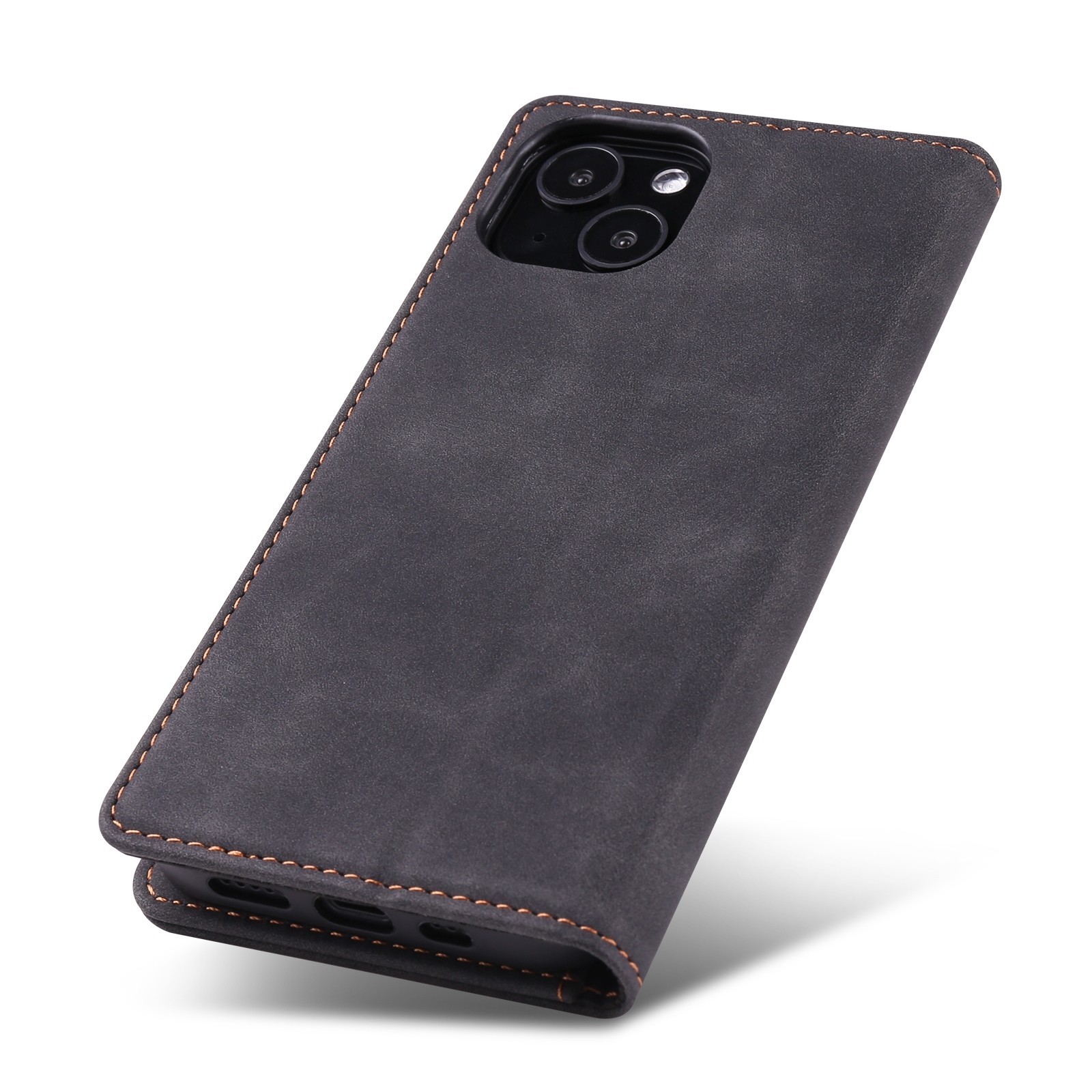 Θήκη iPhone 13 Pro Βιβλίο Μαύρο Skin Feel Dream Series Horizontal Flip Leather Case with Card Slots Black