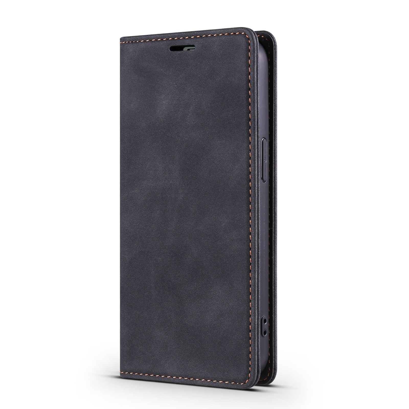 Θήκη iPhone 13 Pro Max Βιβλίο Μαύρο Skin Feel Dream Series Horizontal Flip Leather Case with Card Slots Black