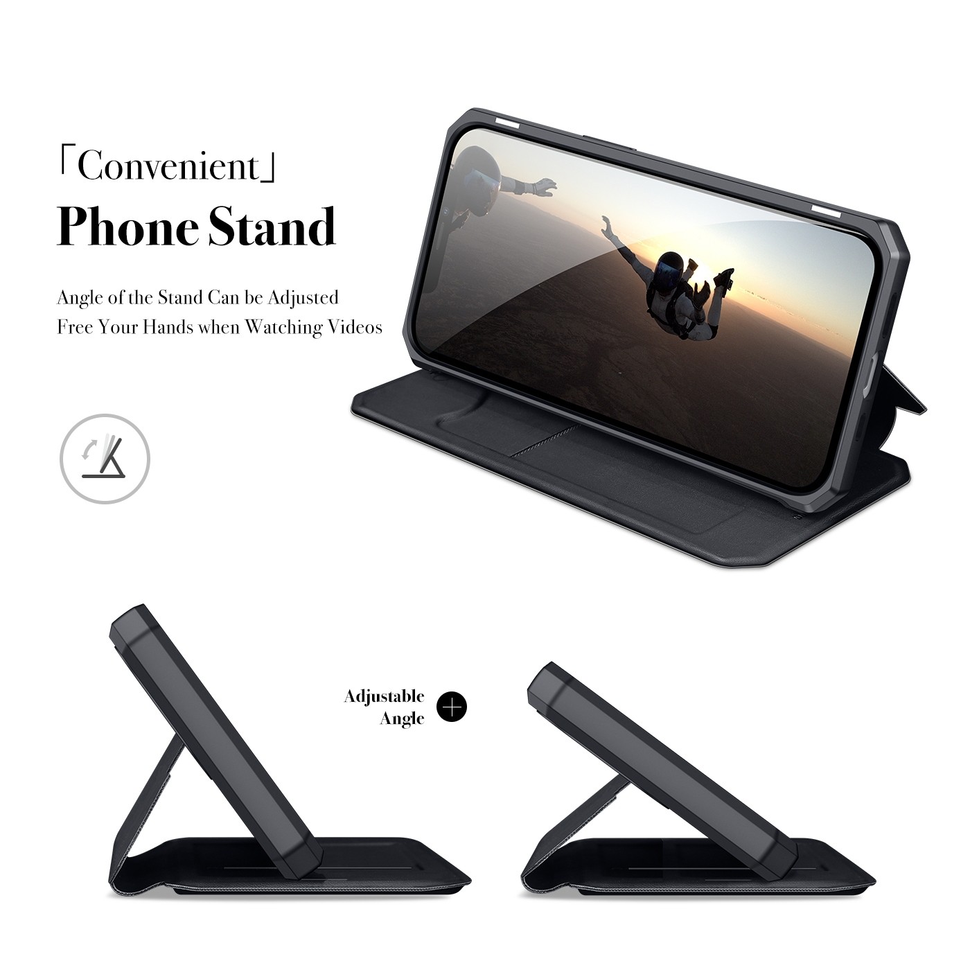 Θήκη iPhone 13 Pro Βιβλίο Μαύρο Dux Ducis Skin X Series Book Case Black