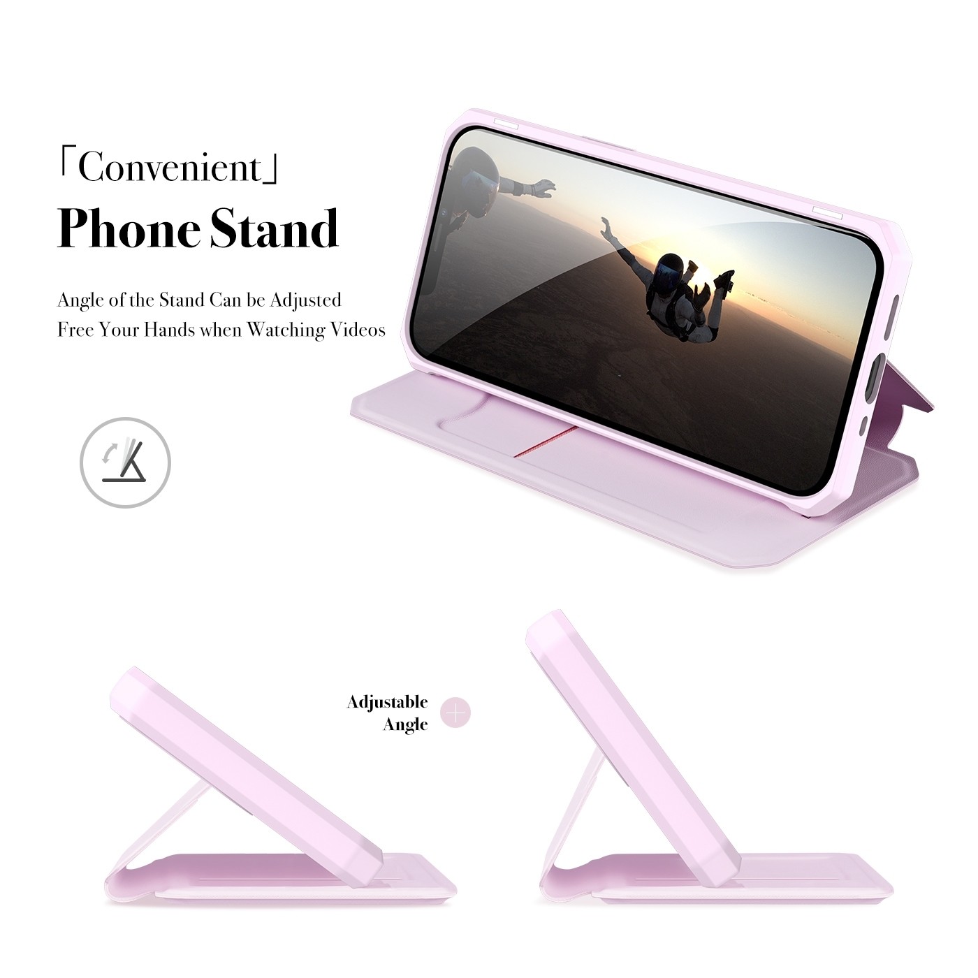 Θήκη iPhone 13 mini Βιβλίο Ροζ Dux Ducis Skin X Series Book Case Pink