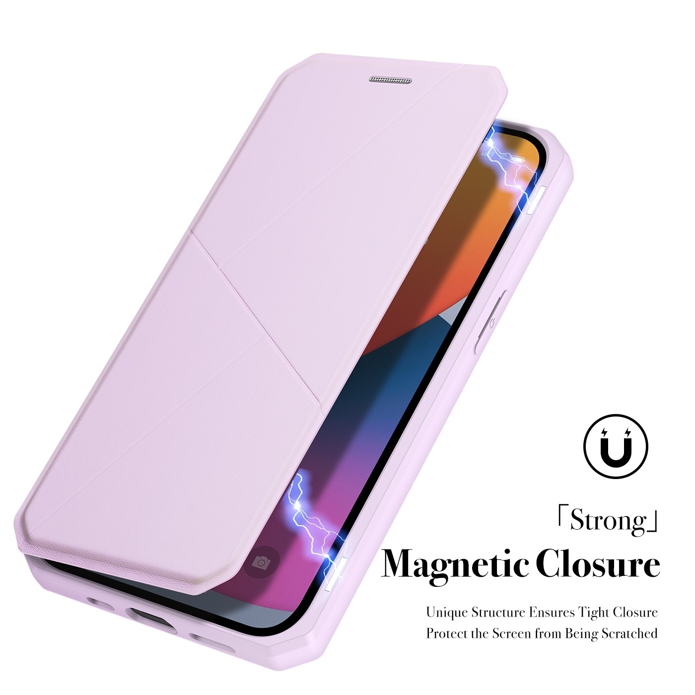 Θήκη iPhone 13 Pro Βιβλίο Ροζ Dux Ducis Skin X Series Book Case Pink
