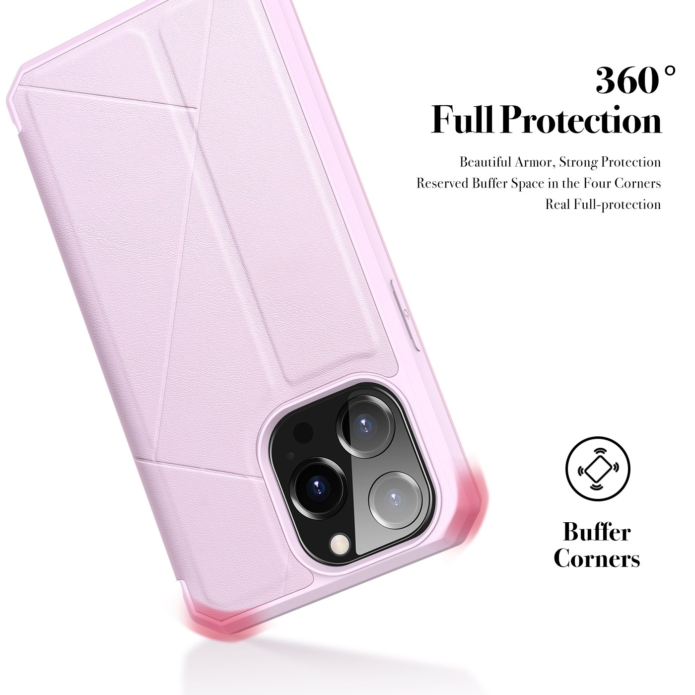 Θήκη iPhone 13 Pro Max Βιβλίο Ροζ Dux Ducis Skin X Series Book Case Pink
