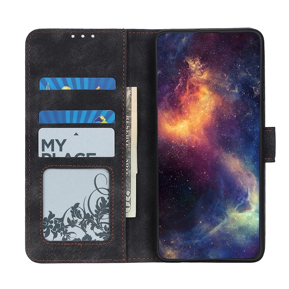 Θήκη iPhone 13 Pro Βιβλίο Μαύρο Antelope Texture Magnetic Buckle Horizontal Flip PU Leather Case with Card Slots Black