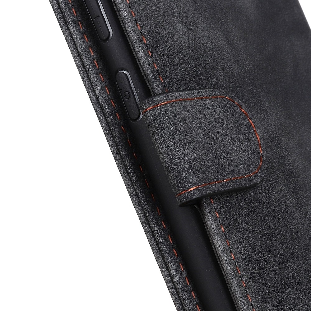 Θήκη iPhone 13 mini Βιβλίο Μαύρο Antelope Texture Magnetic Buckle Horizontal Flip PU Leather Case with Card Slots Black