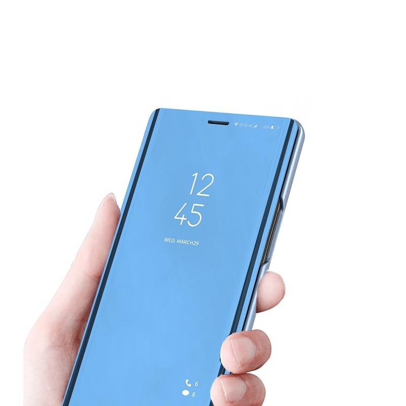 Θήκη Xiaomi Mi 10 Lite 5G Βιβλίο Χρυσό Clear View Stand Gold