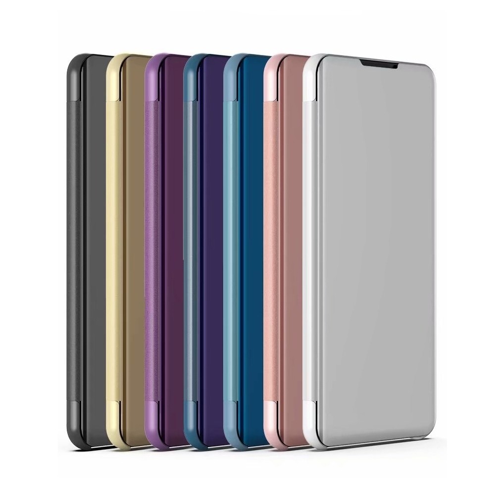 Θήκη Xiaomi Mi 10 Lite 5G Βιβλίο Χρυσό Clear View Stand Gold