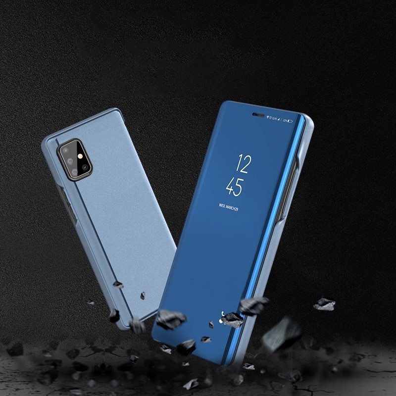 Θήκη Xiaomi Mi 10 Lite 5G Βιβλίο Χρυσό Clear View Stand Gold