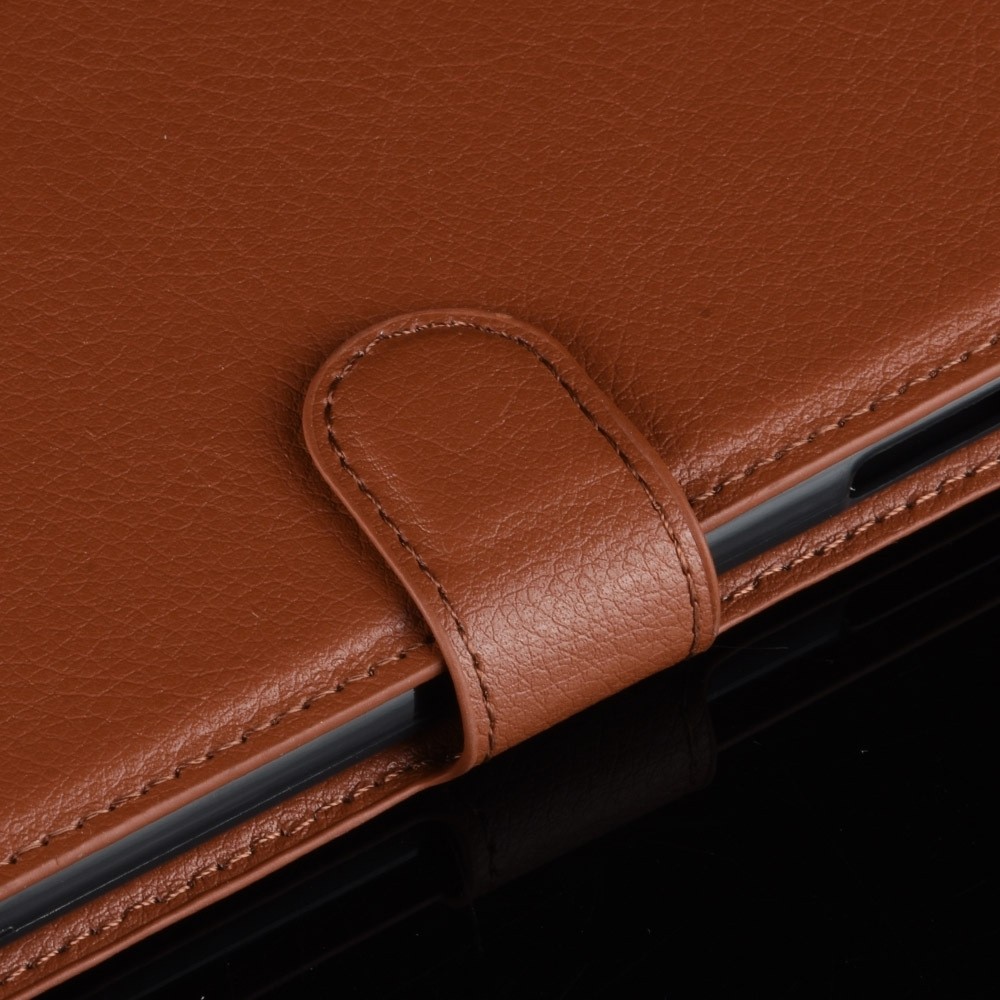 Xiaomi Xiaomi Mi 10 Lite 5G Θήκη Βιβλίο Μωβ Litchi Texture Horizontal Flip Leather Case With Holder & Card Slots Purple