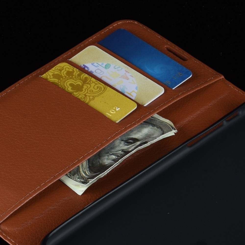 Xiaomi Xiaomi Mi 10 Lite 5G Θήκη Βιβλίο Μωβ Litchi Texture Horizontal Flip Leather Case With Holder & Card Slots Purple
