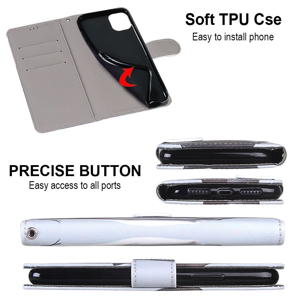 Θήκη Xiaomi Mi 10 Lite 5G Βιβλίο Coloured Drawing Cross Texture Horizontal Flip Case Upskirt