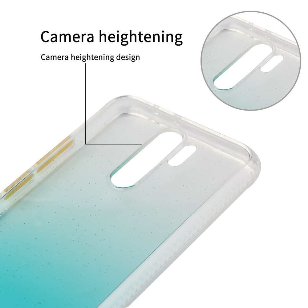 Θήκη Xiaomi Redmi 9 Σιλικόνης Μπλε Gradient Shockproof TPU Case with Detachable Buttons Blue