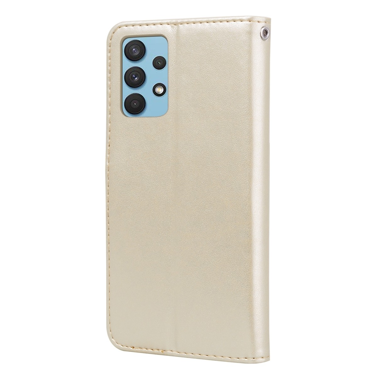 Θήκη Samsung Galaxy A32 4G Βιβλίο Χρυσό Τριαντάφυλλο Rose Embossed Horizontal Flip Case Gold