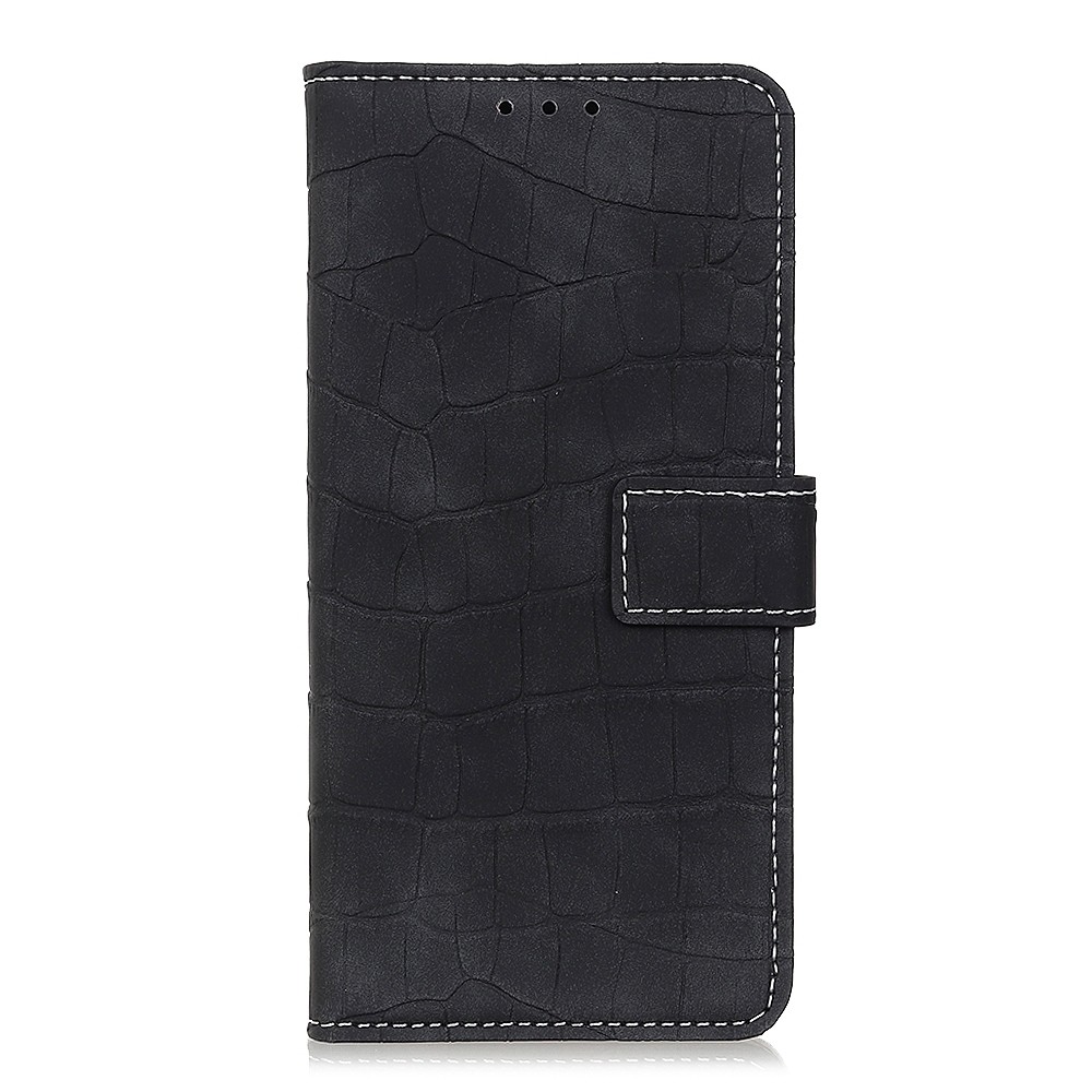 Θήκη Samsung Galaxy A22 4G / M32 4G Crocodile Βιβλίο Μαύρο Texture Horizontal Flip Leather Case Black