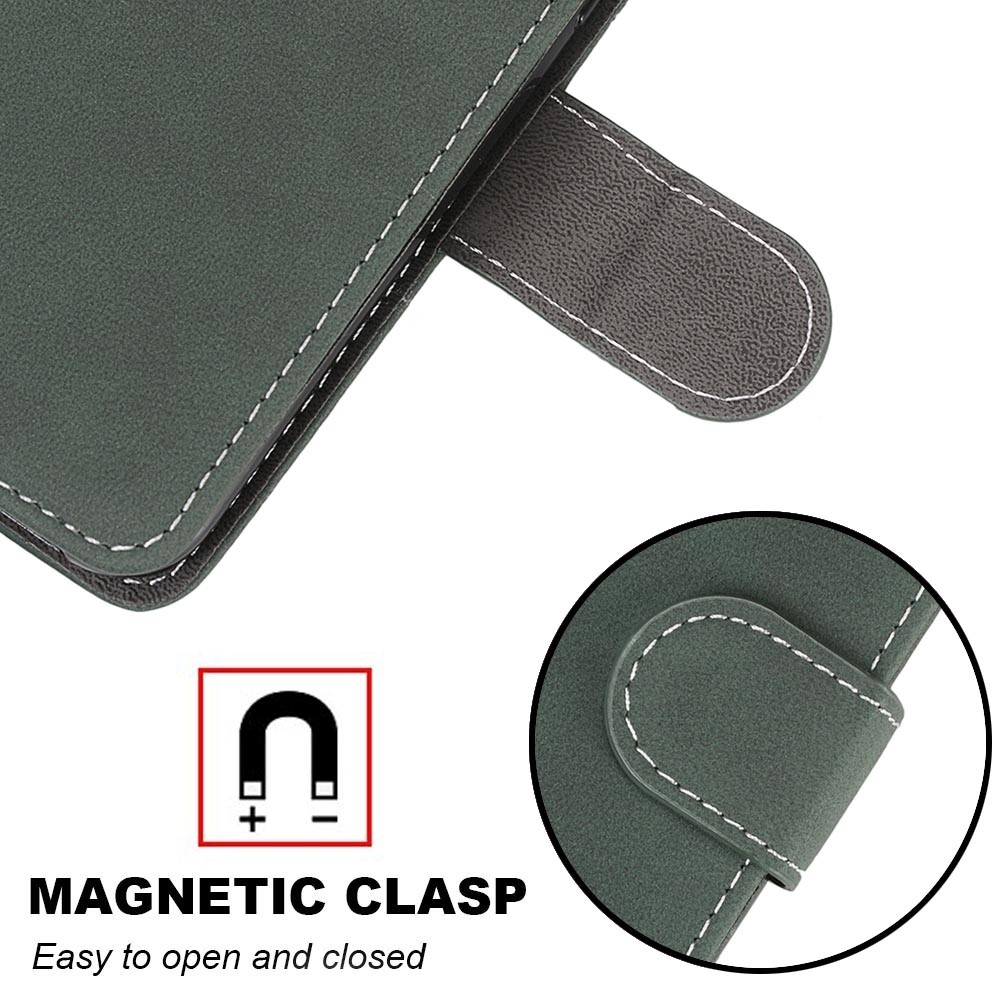Θήκη Samsung Galaxy A22 4G / M32 4G Βιβλίο Πράσινο Retro Frosted Horizontal Flip PU Leather Case With Holder & Card Green